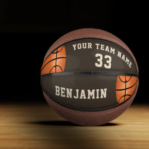 Custom Basketball with Name, Team and Number