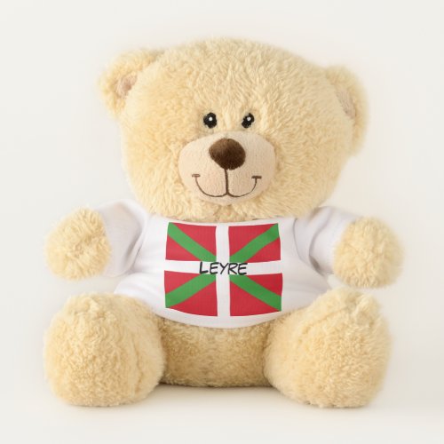 Custom Basque Country national flag ikurria Teddy Bear