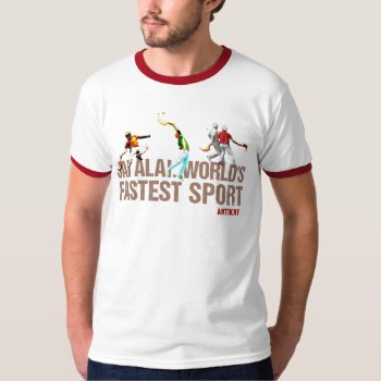 Custom  Basque Sport Jai Alai / Cesta Punta Logo: T-shirt by RWdesigning at Zazzle