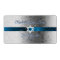 Custom, Bat Mitzvah, Blue & Silver, Water Bottle