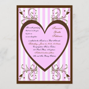 Custom Bat Mitzvah Invitations