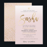 CUSTOM Bat Mitzvah Invite pale pink gold SASHA<br><div class="desc">*** NOTE - THE SHINY GOLD FOIL EFFECT IS A PRINTED PICTURE *** - - - - - - - - - - - - - - - - - - - - - - - - - - - - - - - - - - - - - -...</div>