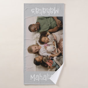 custom bath towels with names and photos
