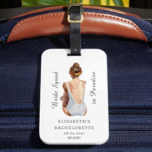 Custom Beach  Bachelorette Party Favors  Luggage Tag