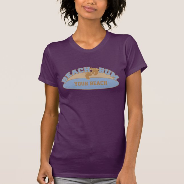 Custom Beach Bum shirts - choose style, color (Front)