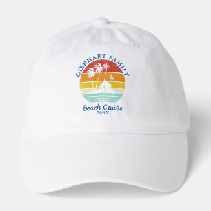 Custom Beach Cruise Family Reunion Matching Hat