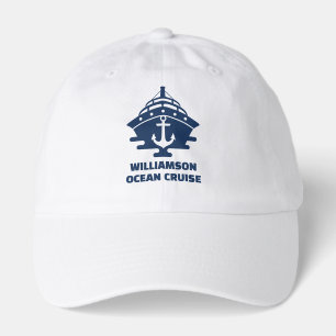 Custom Beach Cruise Nautical Anchor Trip Hat