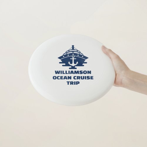 Custom Beach Cruise Nautical Trip Wham-O Frisbee