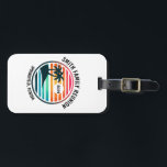Custom Beach Family Reunion Vacation or event Luggage Tag<br><div class="desc">Fun, custom luggage to commemorate your tropical vacation, family reunion bachelor/bacherlorette party or other festive event. Features vibrant beach scene with palm trees. Hand them out as the perfect souvenir to commemorate that amazing trip or party. Be reminded of that wonderful trip everytime you travel. Customize trip/event/family name, location and...</div>