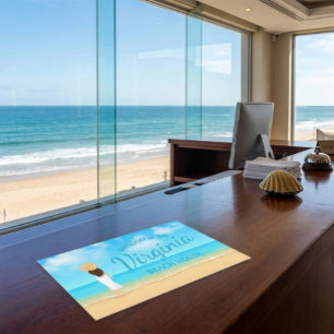 Custom Beach House Business Card