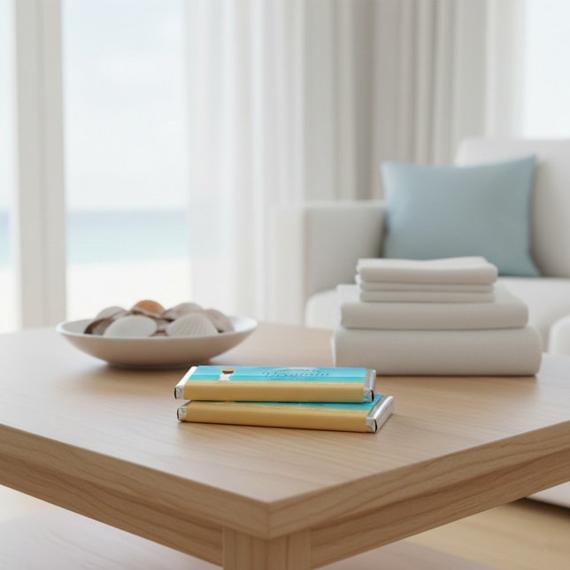 Custom Beach House Chocolate Bar Wrapper (Creator Uploaded)