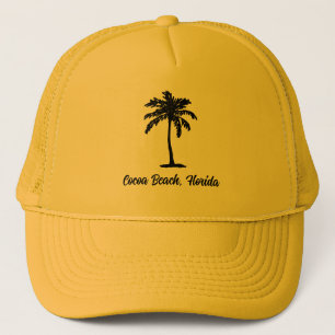 Custom Beach Palm Tree Nautical Trucker Hat
