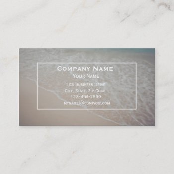Custom Beach Rental Business Card by bbourdages at Zazzle