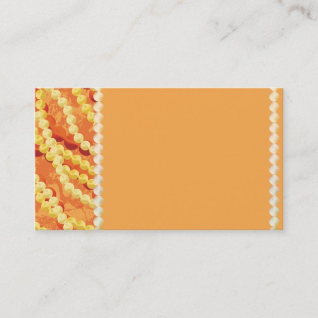 Custom Beaded Accessories Business Card Design (Front)