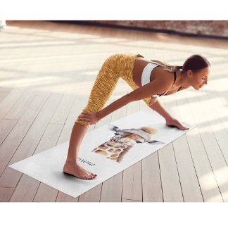 Custom Beanie Bunch Giraffe Winter Hat Mat