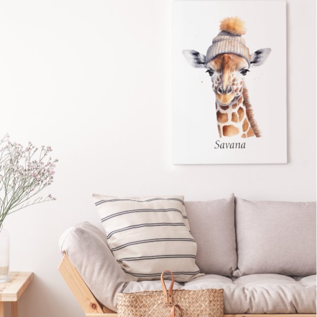 Custom Beanie Bunch Giraffe Winter Hat Poster (Creator Uploaded)