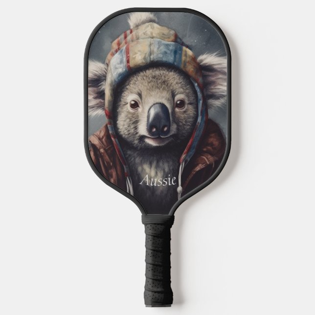 Custom Beanie Bunch Koala Winter Hat Paddle (Front)