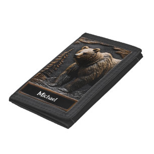 Custom Bear Embossed Wallet Design