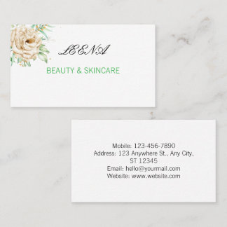 CUSTOM BEAUTY BUSINESS CARD