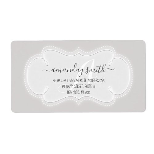 Custom Beauty Studio  Small Business Bridal Sweet1 Label