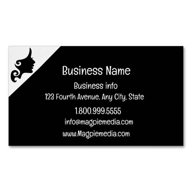 Custom Beauty Stylist Esthetician Business Card (Front)