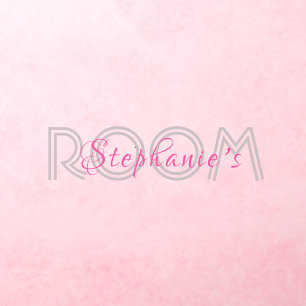 Custom Bedroom Nursery Elegant Name Wall Decal