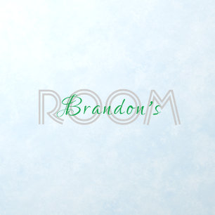 Custom Bedroom Nursery Elegant Name Wall Decal