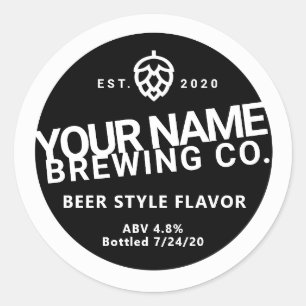 Custom Beer Bottle Labels - Change words colors