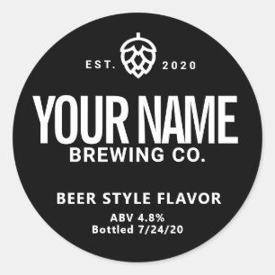 Custom Beer Canning Labels - Change words colors