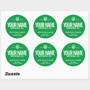 Custom Beer Canning Labels - Change words colors