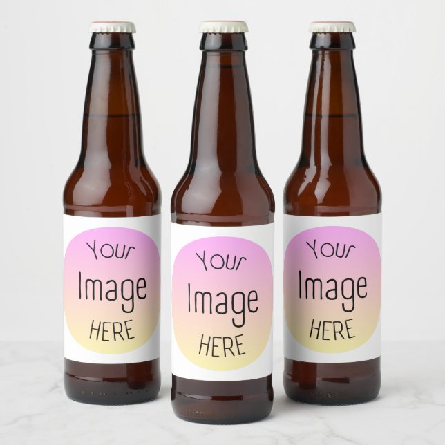 Custom Beer Labels – Personalize with Photos/Logo (Bottles)