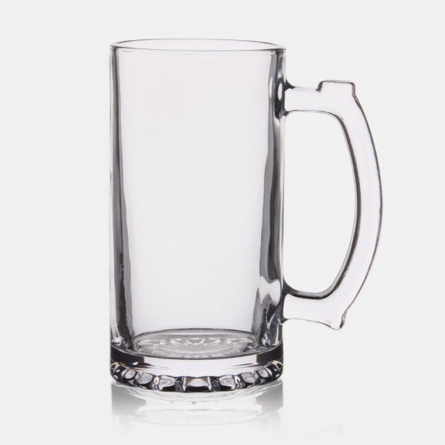 Custom Beer (Mug) Stein 25oz, Set of 1 (Glassware)