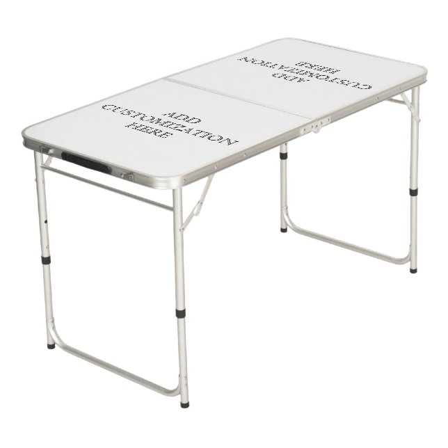 Custom Beer Pong Table (Angled)