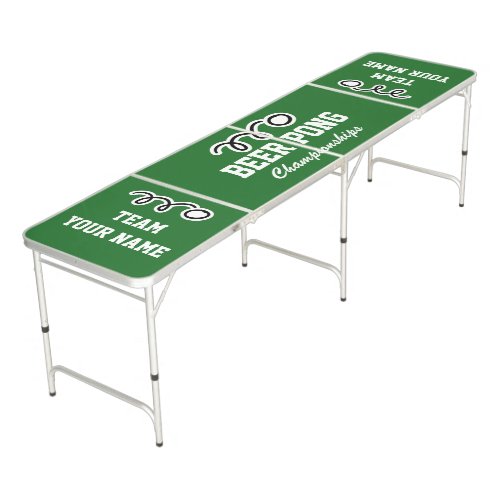 Custom beer pong table  Add your own team names
