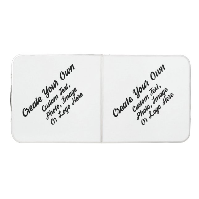 Custom Beer Pong Table - Tailgate Size Personalize (Top)