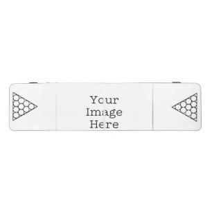 Custom Beer Pong Table with Cup Template