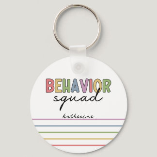 Custom Behavior Squad | ABA Behavior Therapist Keychain