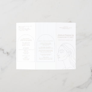 Custom Beige Botox / Aesthetic Clinic Business Brochure