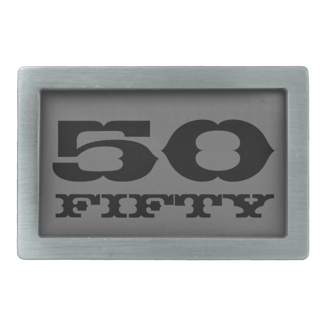Custom belt buckle gift for men's Birthday (Front)