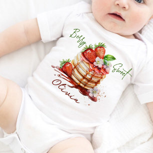 Custom Berry first birthday Baby Bodysuit