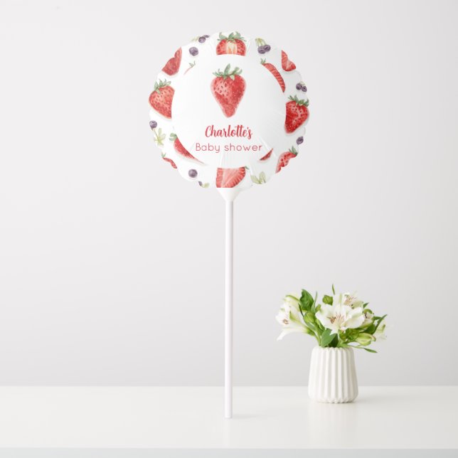 Custom Berry Sweet Photo Balloon (In SItu)