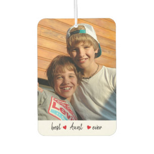 Custom Best Aunt Ever 2 Photo  Air Freshener