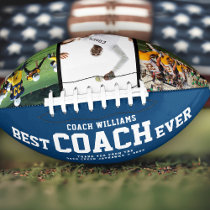 Custom BEST COACH EVER Cool Thank You 3 Photos Football