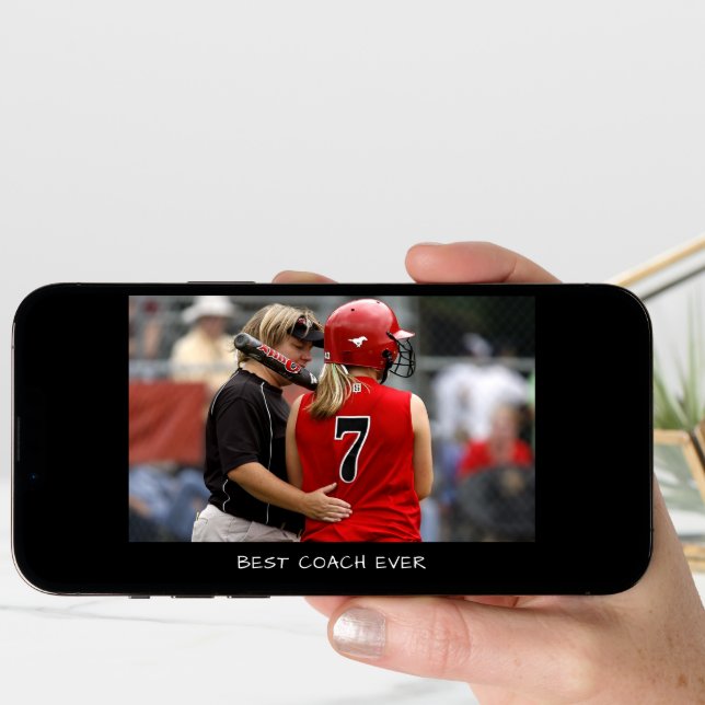 Custom Best Coach Ever Photo Thank You (Front Digital)