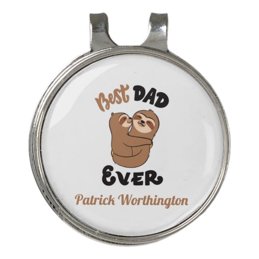 Custom Best Dad Ever Cute Sloth 