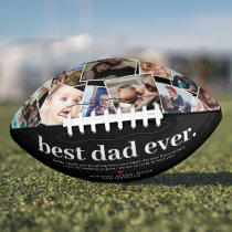 Custom Best Dad Ever Football