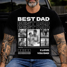 Custom Best Dad Ever Photo Collage, Father's day