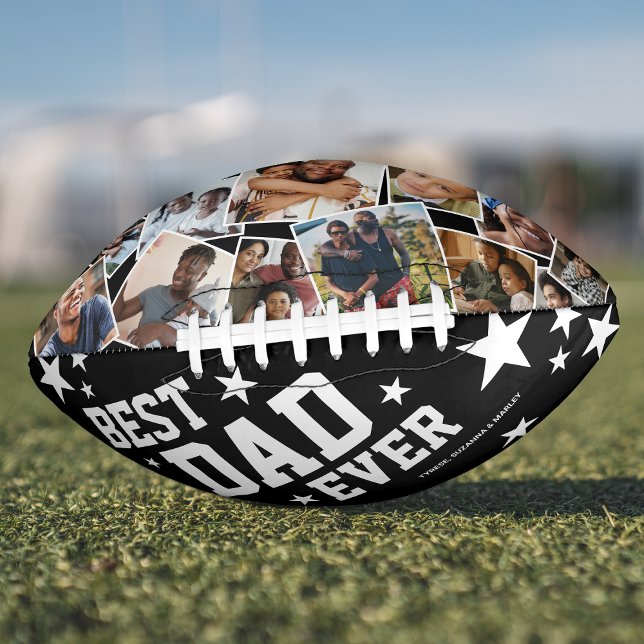 Custom “Best Dad Ever” Photo Collage Football (Creator Uploaded)