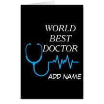 Custom Best Doctor Ever Graduation Appreciation