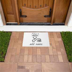 Custom Best Doctor Ever Graduation Appreciation Doormat